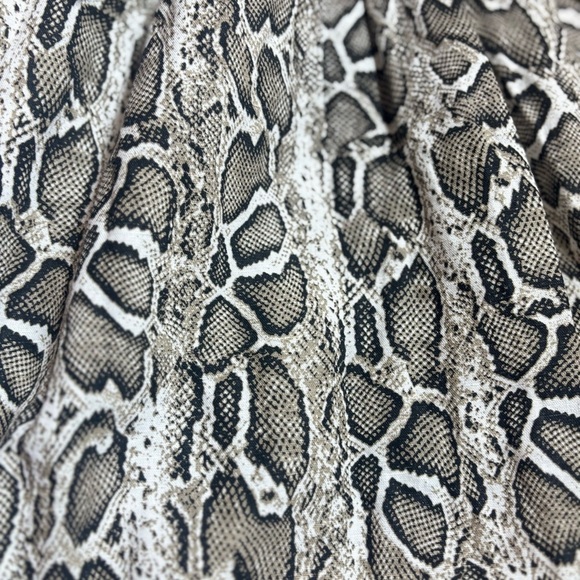 Laura Bianchi Italy 100% Linen Snakeskin Sleeveless Dress Size Small - Picture 4 of 5